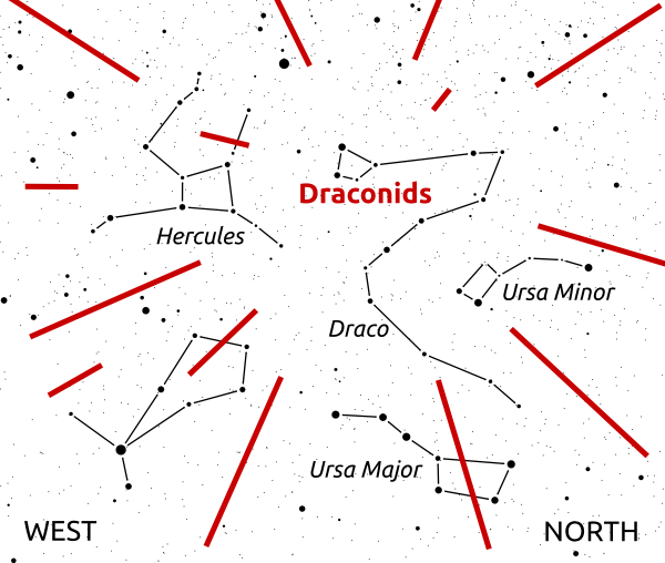 2011 draconids map