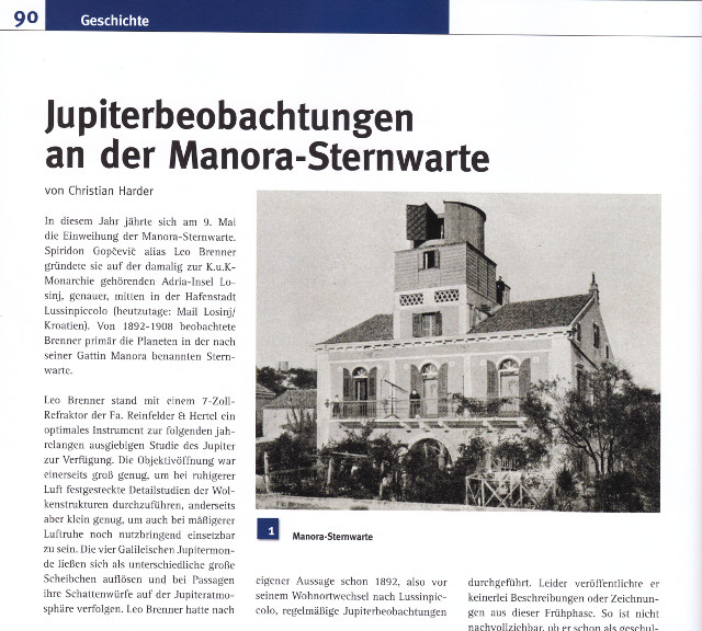 Harder Jupiter Beobachtungen 2015
